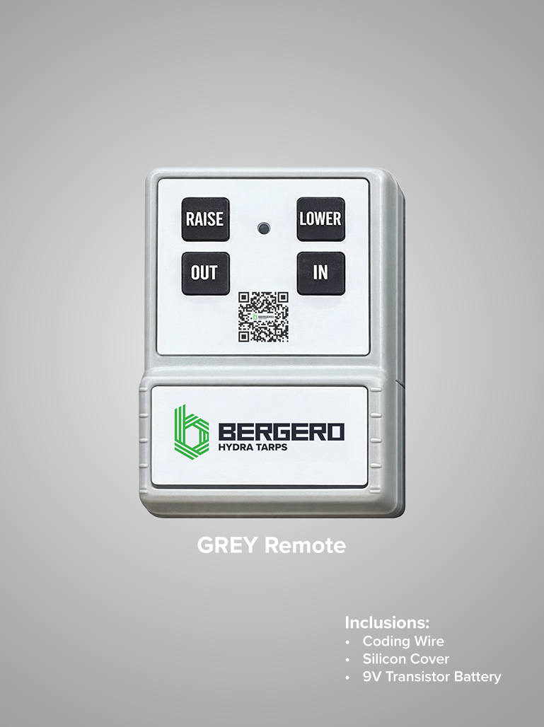 Remote Control (Grey, Blue, Yellow) – Bergero Hydra Tarps